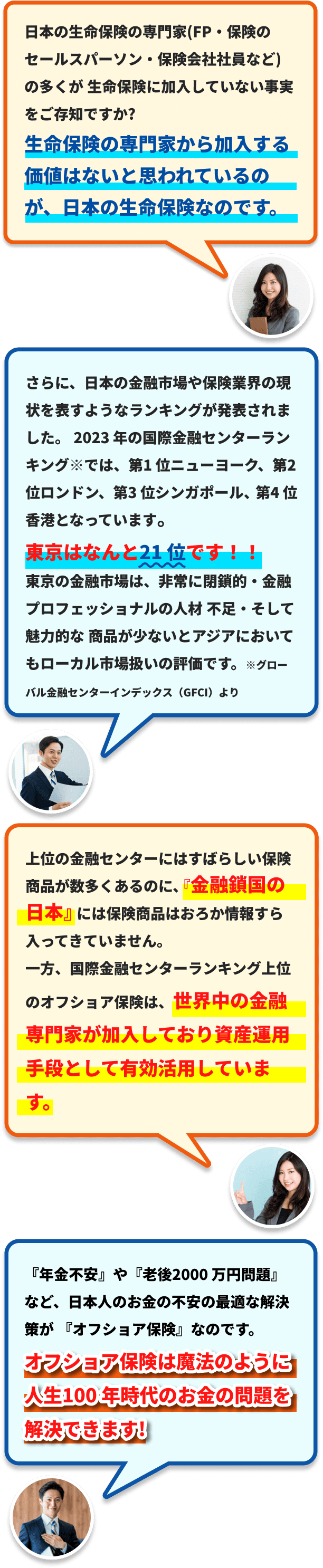 オフショア保険の７つの魔法